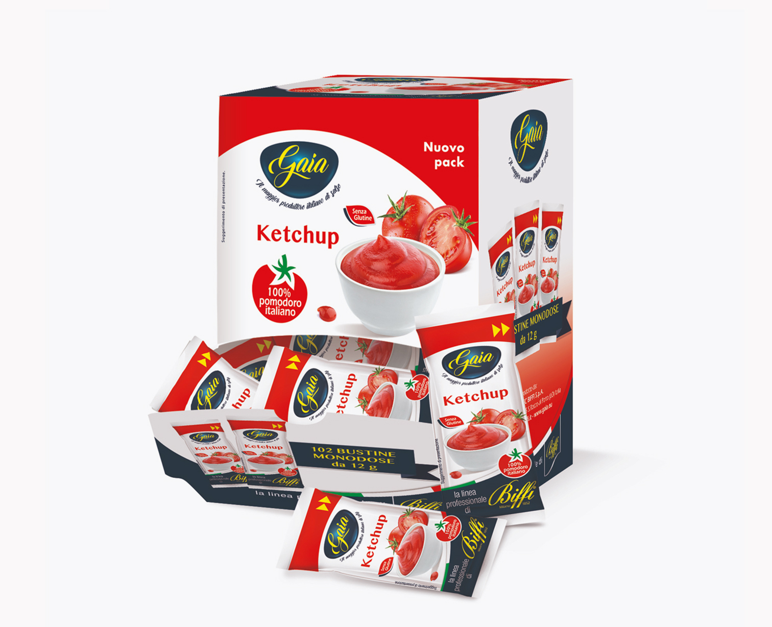 Ketchup cf da 132 bustine GAIA