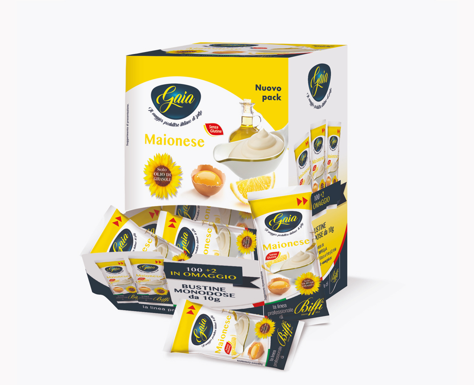 Maionese cf da 132 bustine GAIA