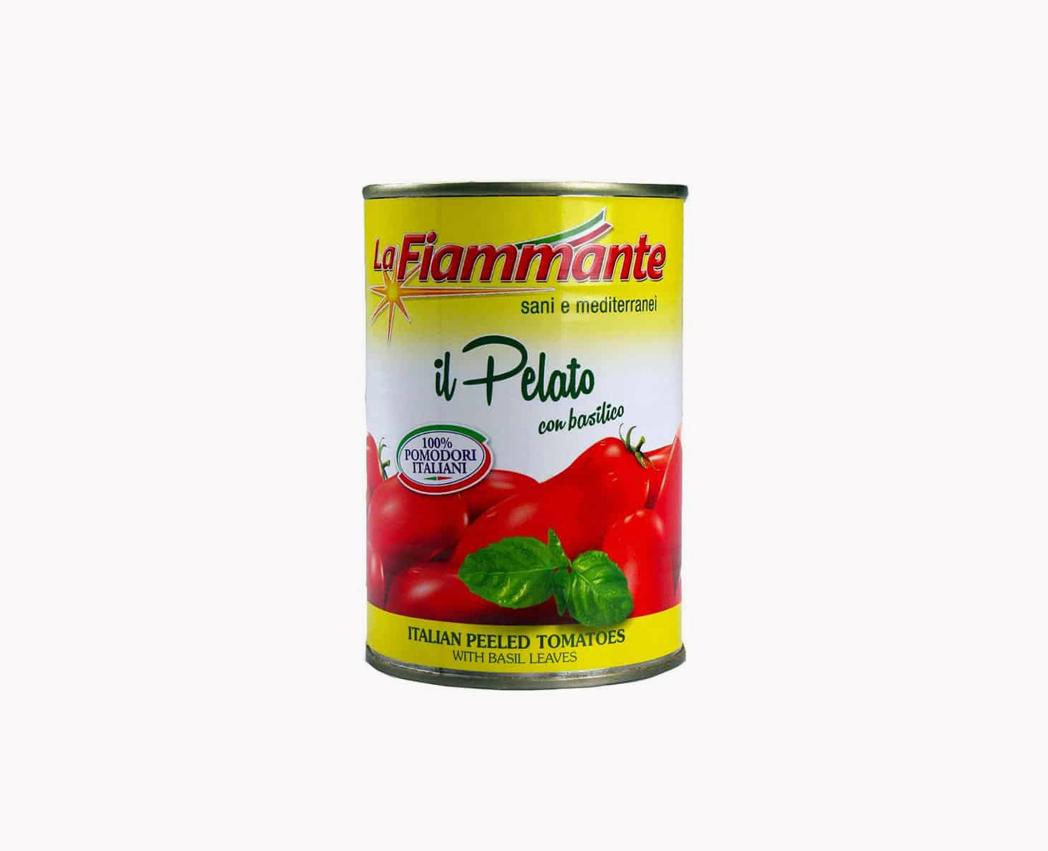 Pelati con basilico 0,5 kg conf. da 24 LA FIAMMANTE