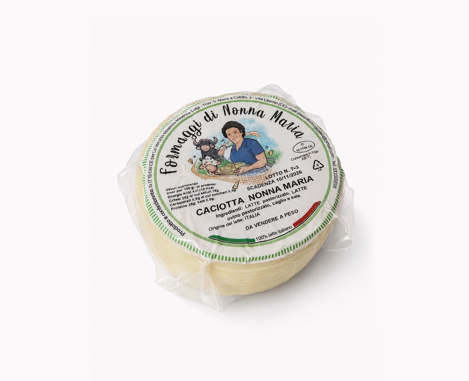 Caciotta stagionata NONNA MARIA
