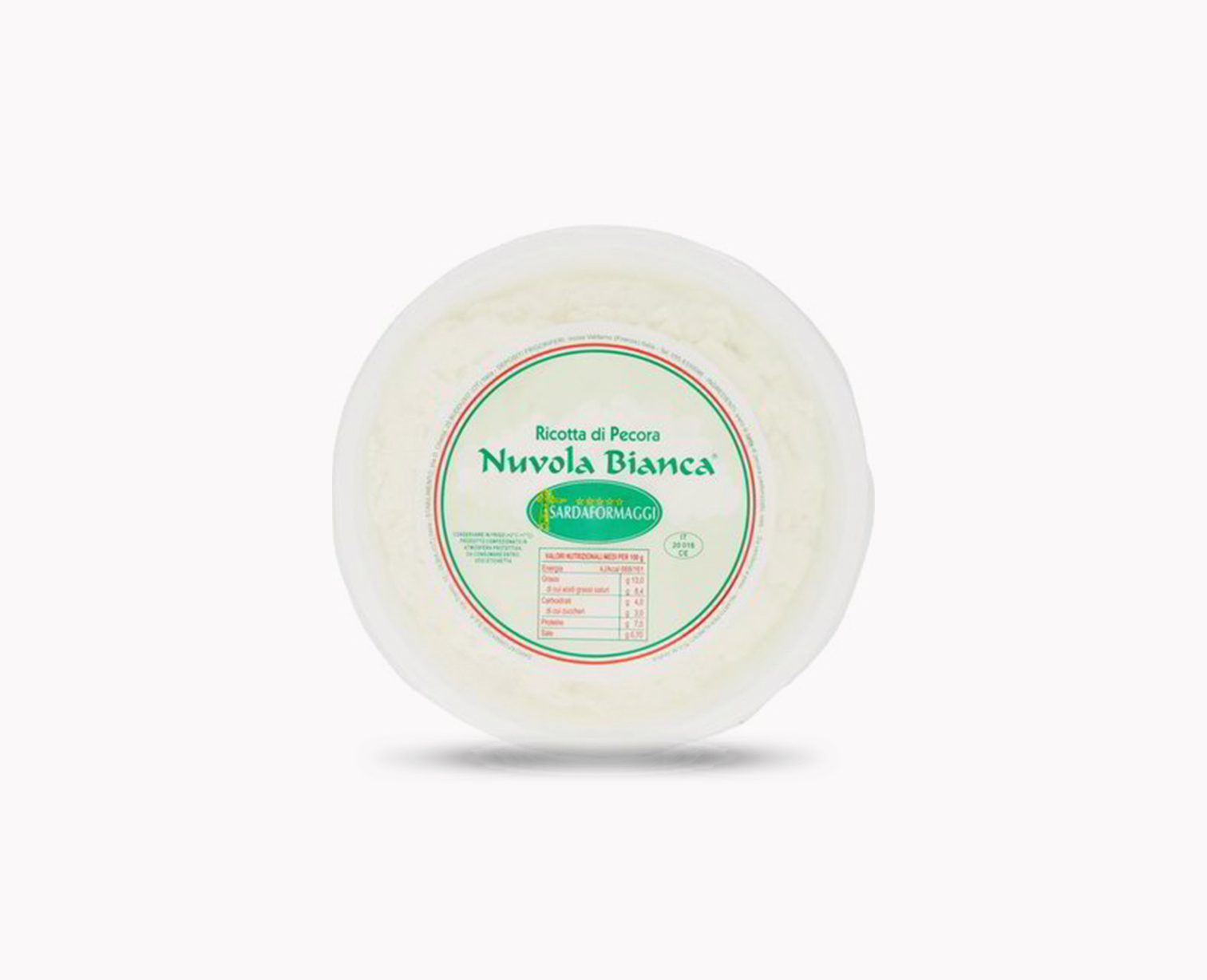 Ricotta di pecora S/V 2 kg SARDAFORMAGGI