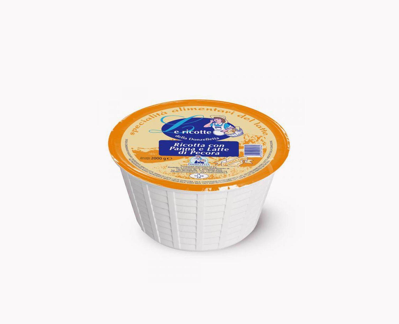 Ricotta oro con panna e latte di pecora S/V 2 kg