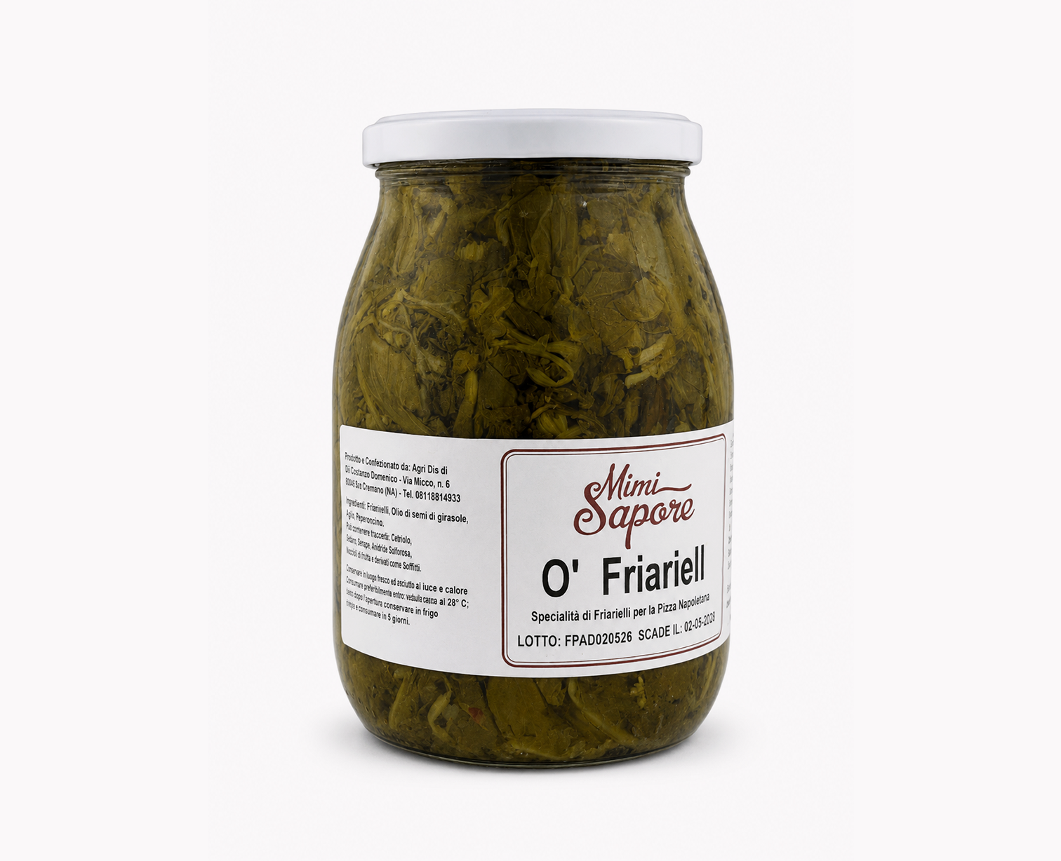 Friarielli in olio di girasole Mimi Sapore conf. da 1 kg