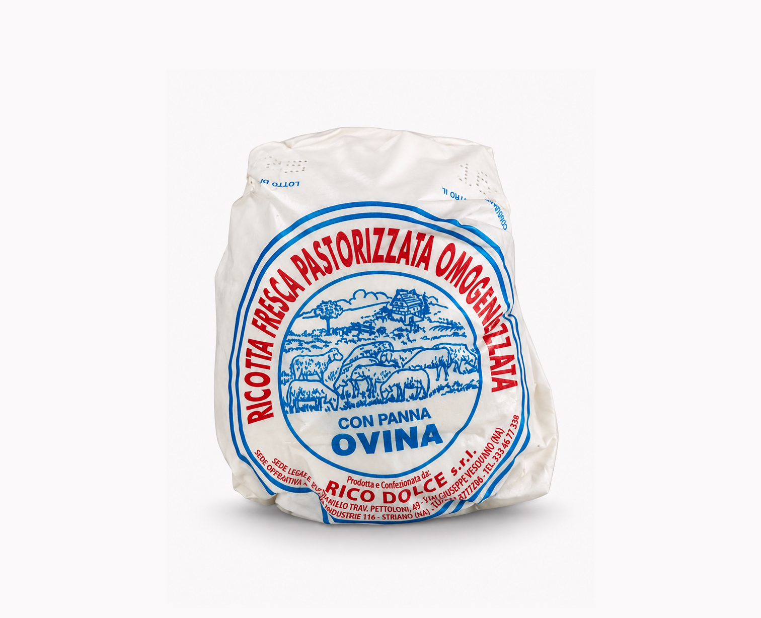 Ricotta fresca pastorizzata con panna ovina